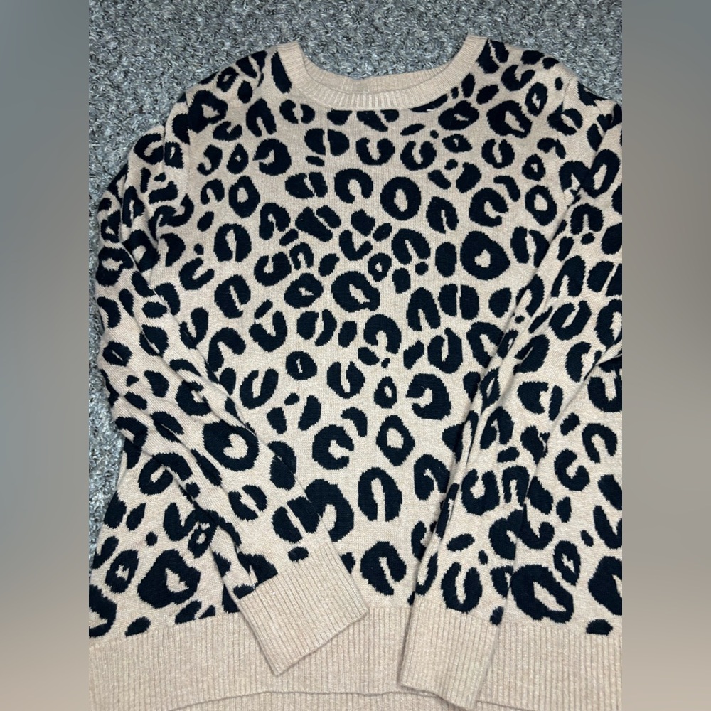 A New Day Cheetah Print Sweater